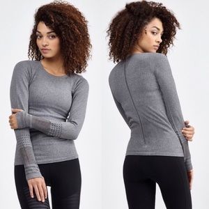 ALO Yoga Gray Long Sleeve Top